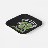 Nur ein kleiner Pinch Nurse St Patrick's Day Pappteller (Gewinkelt)
