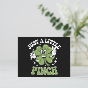 Nur ein kleiner Pinch Nurse St Patrick's Day Postkarte