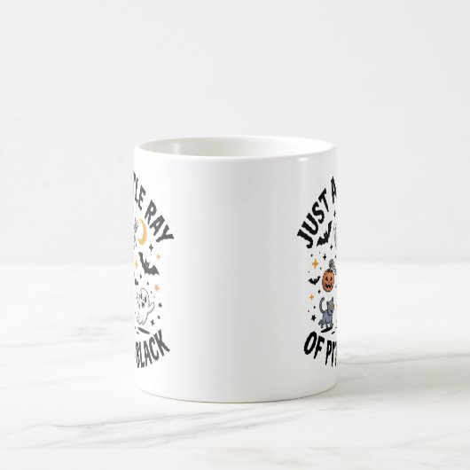 Nur ein kleiner Ray Pitch Black Funny Sarcastic Kaffeetasse (Mittel)