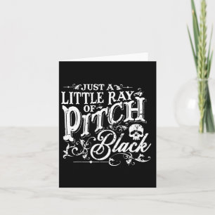 Nur ein kleiner Ray Pitch Black Spooky Season Hal Karte