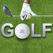 Nur ein kleiner Umweg, lustig, Cool, Minimalistisc Golfball