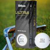 Nur ein kleiner Umweg, lustig, Cool, Minimalistisc Golfball