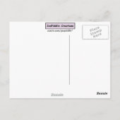 Nur ein kleines Daffodil... Postkarte (Rückseite)