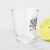 Nur ein kleines Dram Schnapsglas (Links)