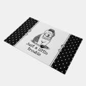 Nur ein kleines Problem Old English Sheepdog Gray Fußmatte (Schrägansicht)