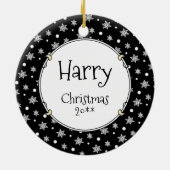 Nur ein kleines Problem Old English Sheepdog Gray Keramik Ornament (Hinten)