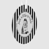 Nur ein kleines Problem Old English Sheepdog Gray  Ornament (Vorderseite)