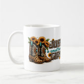 Nur ein kleines Städtchen Girl Boot Personalisiert Kaffeetasse (Links)