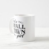 Nur ein kleines Städtchen-Mädchen Kaffeetasse (Vorderseite Links)