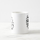 Nur ein kleines Städtchen-Mädchen Kaffeetasse (Mittel)