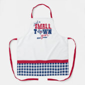 Nur ein kleines Städtchen Mädchen - Texas Schürze (Vorderseite)