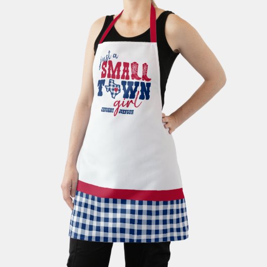 Nur ein kleines Städtchen Mädchen - Texas Schürze (InSitu)