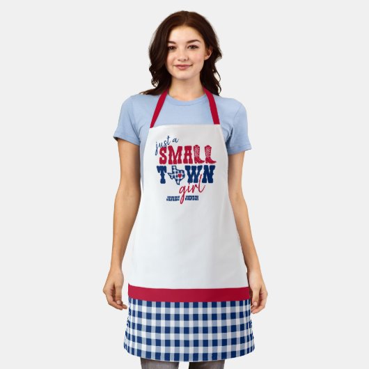 Nur ein kleines Städtchen Mädchen - Texas Schürze (Getragen)