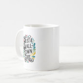 Nur ein kleines Stadtmädchen Kaffeetasse (Vorderseite Links)