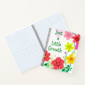 Nur ein kleines Wachstum - Blumen Notizblock (Innenseite)