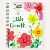 Nur ein kleines Wachstum - Blumen Notizblock (Vorderseite)