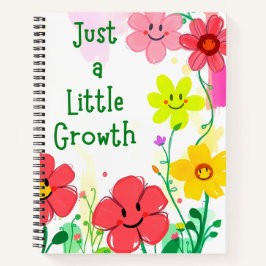 Nur ein kleines Wachstum - Blumen Notizblock