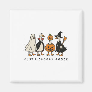 Nur ein kurioses Goose Halloween Albern Gänsedusch Magnet
