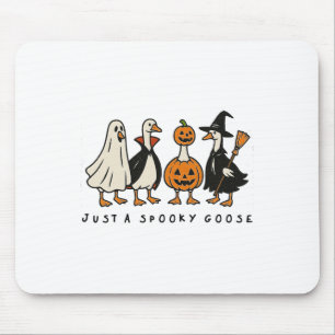 Nur ein kurioses Goose Halloween Albern Gänsedusch Mousepad