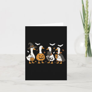Nur ein kurzes GänseHalloween-Goose, Hexengeister Karte