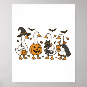Nur ein kurzes GänseHalloween-Goose, Hexengeister  Poster