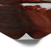 Nur ein Kuss auf Leinwand Poster (Ecke)