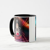 Nur ein Kuss aus Oran, nebelschwarze Tasse (Vorderseite Links)