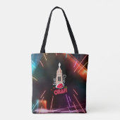 Nur ein Kuss von Oran, Neon Black Women's Tasche (Rückseite)