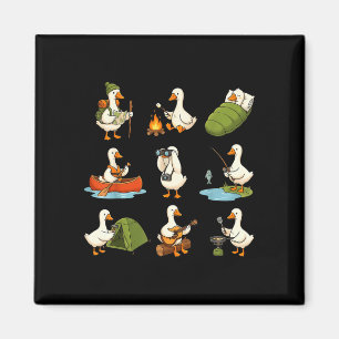 Nur ein Lager-Gans-Shirt, dumme Gans, Camping Magnet