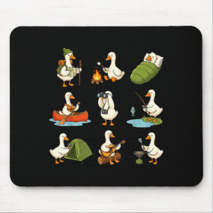 Nur ein Lager-Gans-Shirt, dumme Gans, Camping  Mousepad