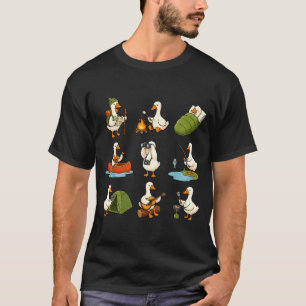 Nur ein Lager-Gans-Shirt, dumme Gans Camping  T-Shirt