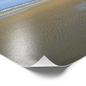 Nur ein langer Strand Fotodruck (Ecke)
