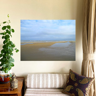 Nur ein langer Strand Poster