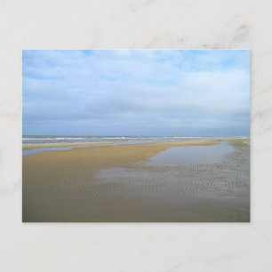 Nur ein langer Strand Postkarte