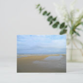 Nur ein langer Strand Postkarte (Stehend Vorderseite)