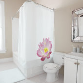Nur ein Lotus Blossom + Ihr Backgr. Ideen Duschvorhang (Beispiel)