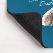 Nur ein lowkey chilliger Typ süßer Waschbär lustig Mousepad (Ecke)