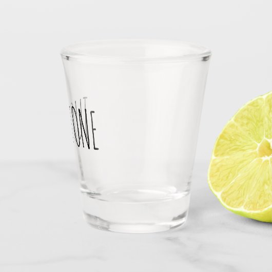 Nur ein lustiges Geschenkglas Schnapsglas (Rechts)