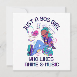 Nur ein Mädchen aus den 90ern, das Musik mag