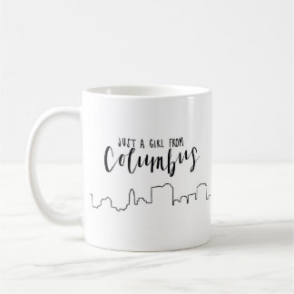 Nur ein Mädchen aus Kolumbus Kaffeetasse