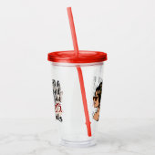 NUR EIN MÄDCHEN, buchen Sie Lover Floral Books Rea Acryltrinkbecher (Links)