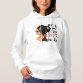 NUR EIN MÄDCHEN, buchen Sie Lover Floral Books Rea Hoodie (Vorderseite)