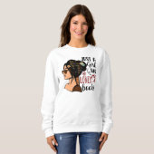 NUR EIN MÄDCHEN, buchen Sie Lover Floral Books Rea Sweatshirt (Vorne ganz)