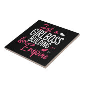 Nur ein Mädchen Chef Gebäude ihr Imperium Frauen i Fliese (Seite)