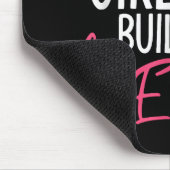 Nur ein Mädchen Chef Gebäude ihr Imperium Frauen i Mousepad (Ecke)