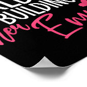 Nur ein Mädchen Chef Gebäude ihr Imperium Frauen i Poster (Ecke)