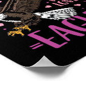 Nur ein Mädchen, das Adler Lieben Poster (Ecke)
