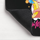 Nur ein Mädchen, das Affen Liebe Mousepad (Ecke)