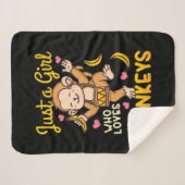 Nur ein Mädchen, das Affen Liebe Sherpadecke (Vorderseite (Horizontal))