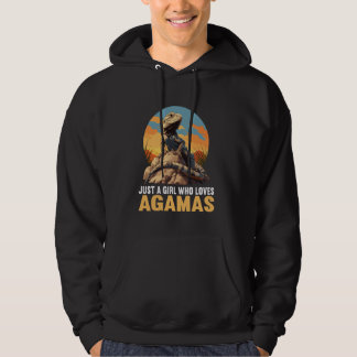 Nur ein Mädchen, das Agamas Lieben liebt Agama Hoodie
